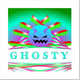 GHOSTY ABSTRACT Posters and Art